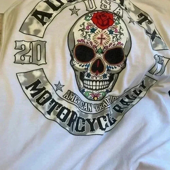 Graphic Tank Top Austin TX Motorcycle Rally - Picture 3 of 5